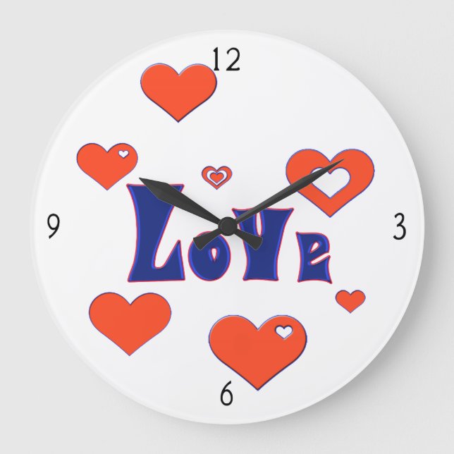 Horloge murale acrylique (Recto)