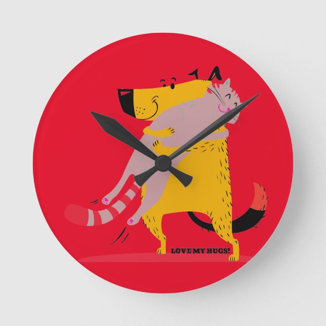 Horloge murale acrylique (Recto)