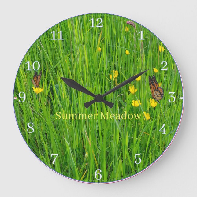 Horloge murale acrylique (Recto)