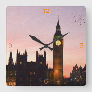 Horloge murale acrylique