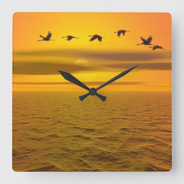 Horloge murale acrylique (Recto)