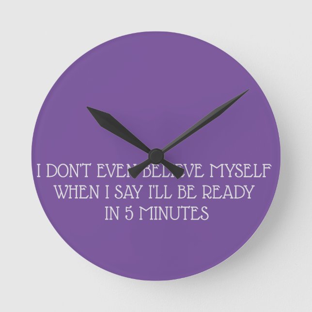 Horloge murale acrylique (Recto)
