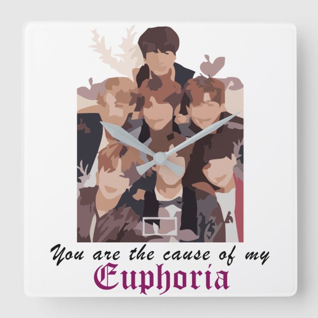 Horloge murale acrylique (Recto)