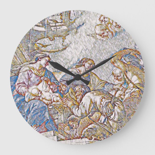 Horloge murale acrylique (Recto)