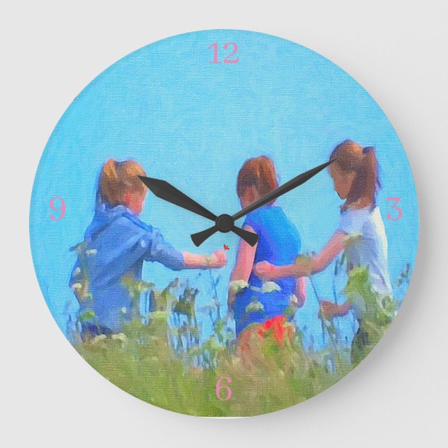 Horloge murale acrylique (Recto)