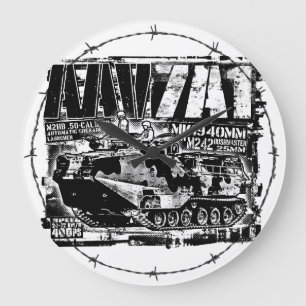 Horloge murale acrylique AAV-7A1 Grande horloge