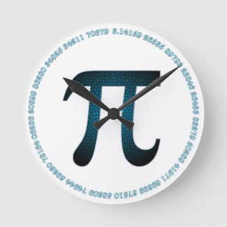 Horloge murale acrylique Blueberry Pi en blanc