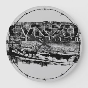 Horloge murale acrylique Carl Vinson