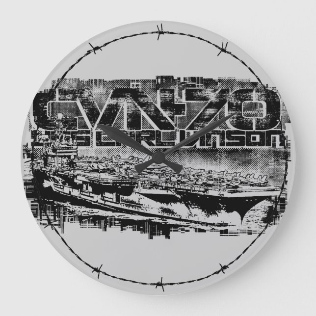 Horloge murale acrylique Carl Vinson (Recto)