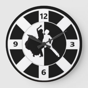 Horloge murale acrylique des danseurs