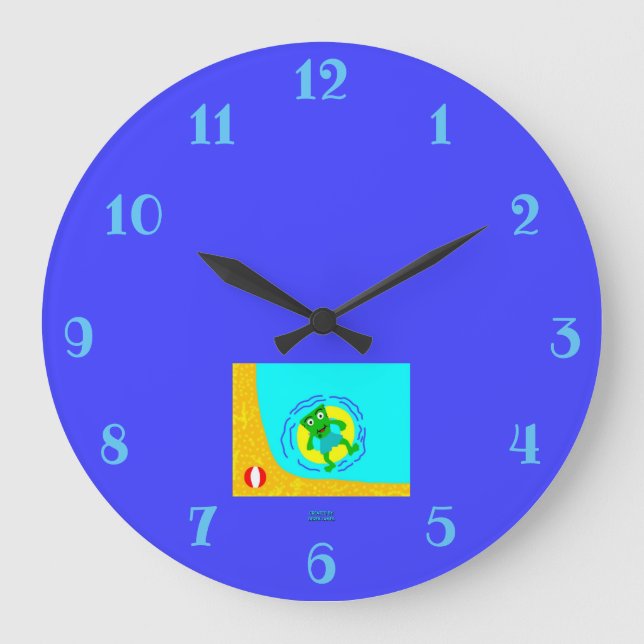 Horloge murale acrylique FrankenCheese été (Recto)