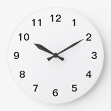 Horloge murale acrylique minimaliste simple