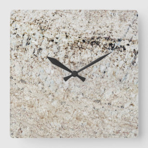 Horloge murale acrylique Motif en pierre de marbre
