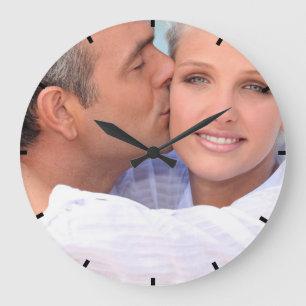 Horloge murale acrylique photo personnalisée facil