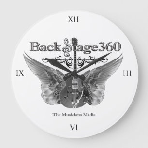 Horloge murale - Acrylique ronde de 10,75 po