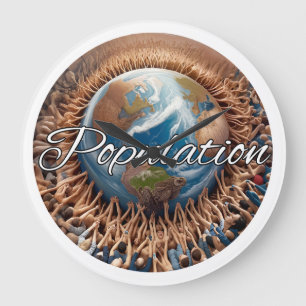 Horloge murale, Acrylique ronde de 10,75 po