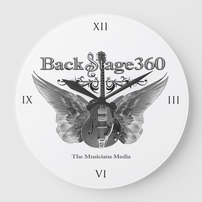 Horloge murale - Acrylique ronde de 10,75 po (Recto)