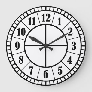 Horloge murale acrylique ronde minimaliste de 10,7