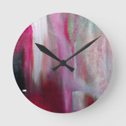 Horloge murale acrylique ronde (moyenne) 12