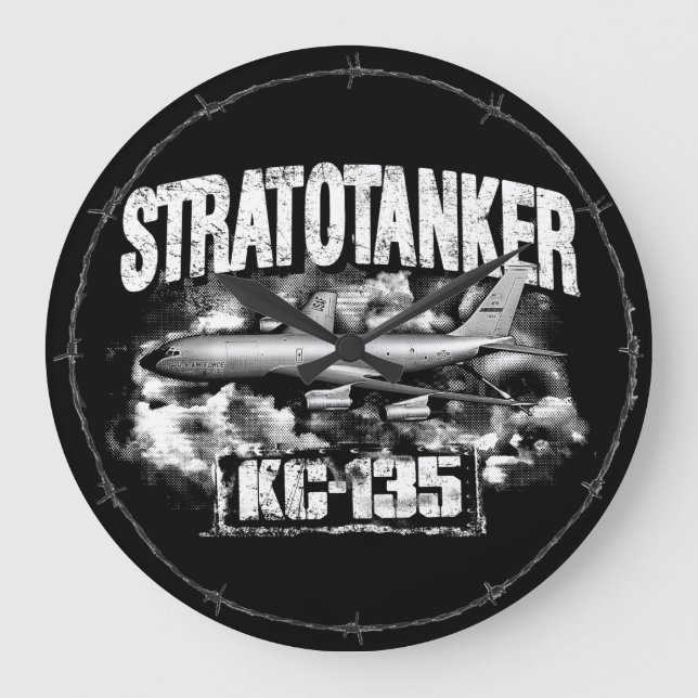 Horloge murale acrylique Stratotanker KC-135 (Recto)