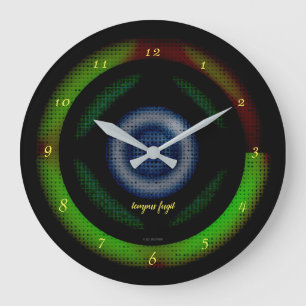 Horloge murale acrylique Tempus Fugit