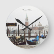 Horloge murale acrylique Venise, Italie