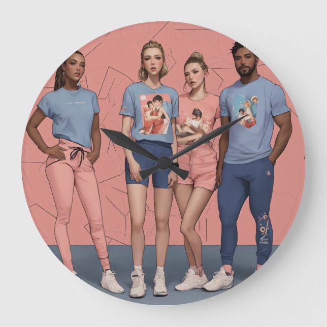 Horloge murale adolescente (Recto)