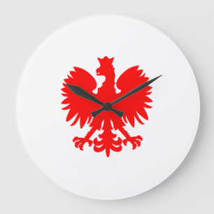 Horloge murale aigle polonais
