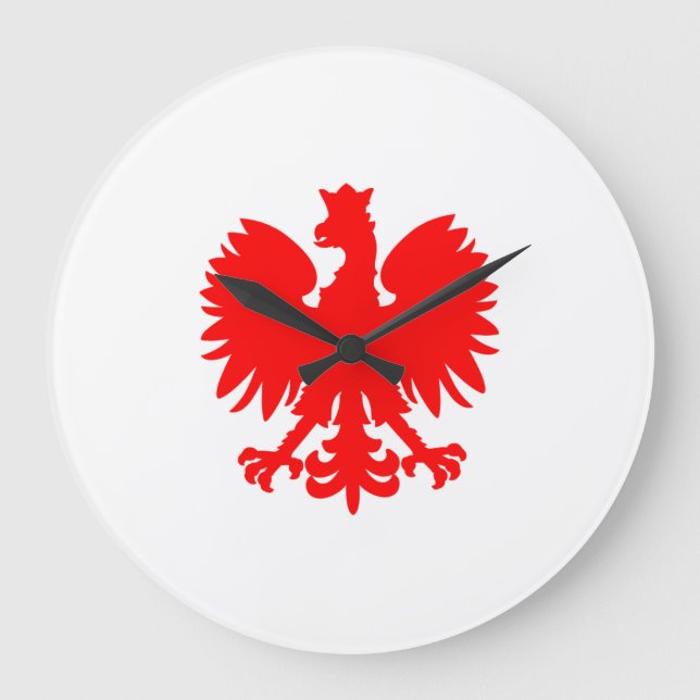 Horloge murale aigle polonais (Recto)
