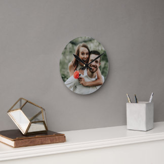 Horloge murale "Ajouter votre propre photo"