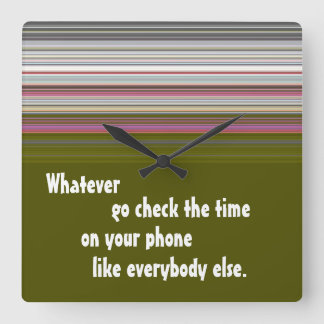 Horloge murale amusante