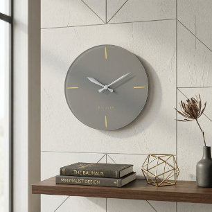 Horloge Murale Architecturale Minimaliste - Modern