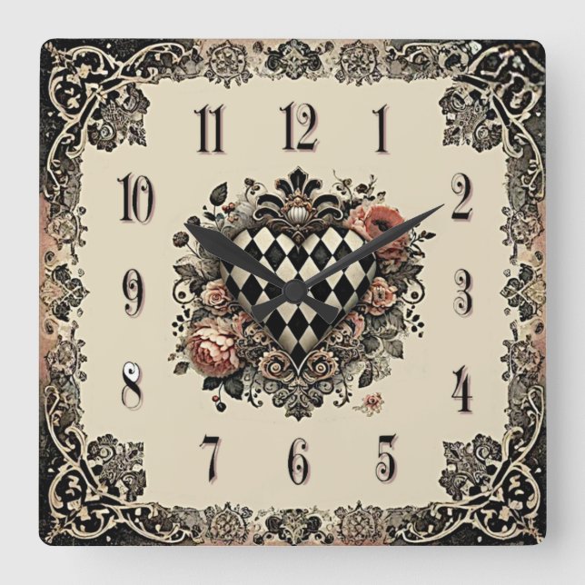 Horloge murale artistique (Recto)