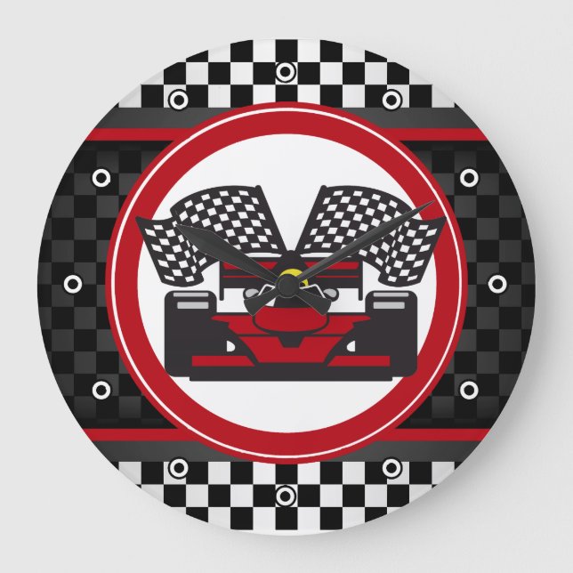 Horloge murale Auto Racing Design (Recto)