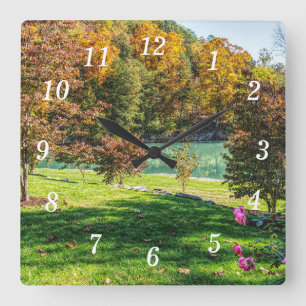 Horloge murale Automne à Dogwood