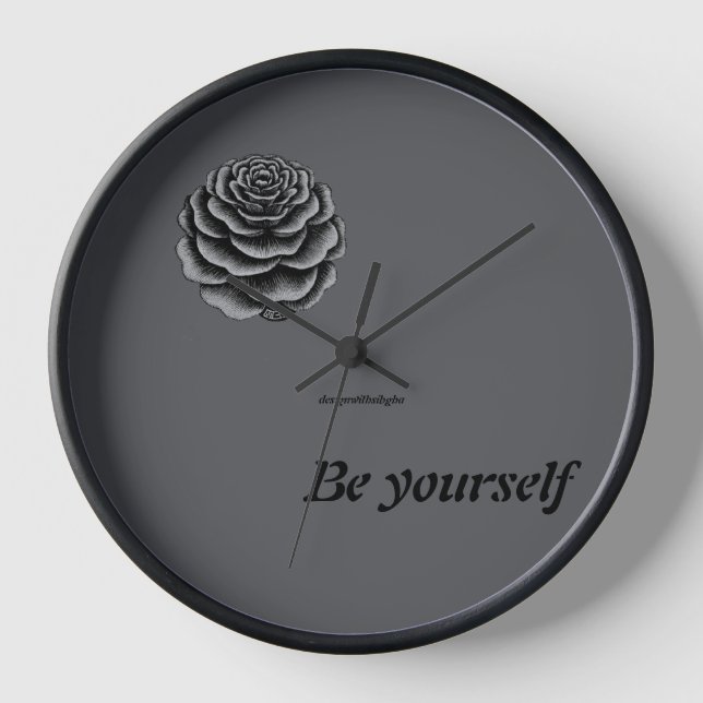 horloge murale avec beau design, pièce de décorati (Recto)