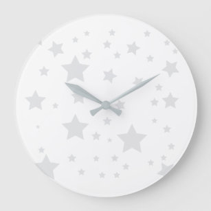 Horloge murale avec des étoiles