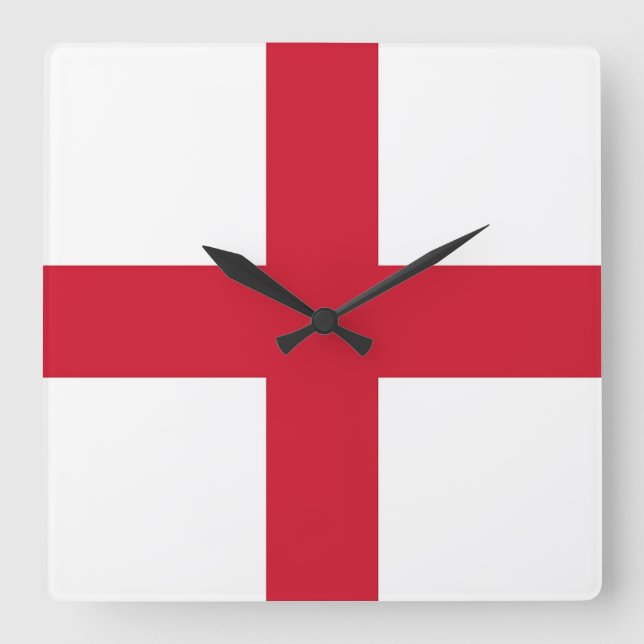 Horloge murale avec drapeau d'Angleterre (Recto)