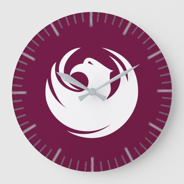Horloge murale avec drapeau de la ville de Phoenix (Recto)