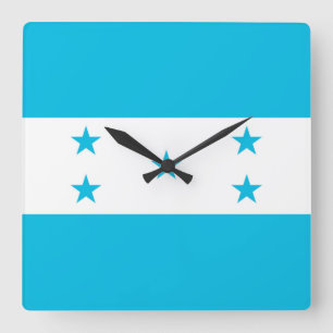 Horloge murale avec drapeau du Honduras