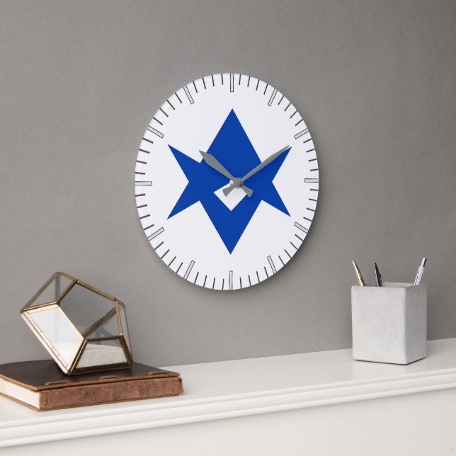 Horloge murale avec le drapeau de la ville de Toyo (Bureau)