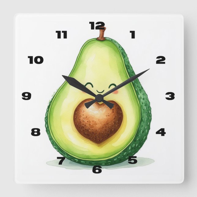 Horloge murale Avocat (Recto)