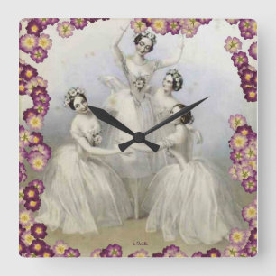 HORLOGE MURALE BALLET - HORLOGES DE DESIGNER - Cad