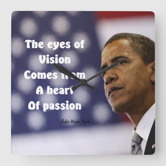 horloge murale barack Obama (Recto)