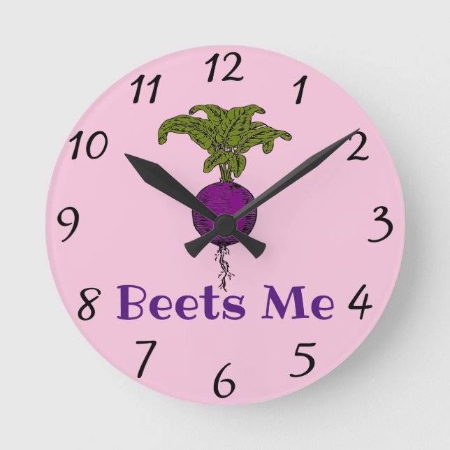 Horloge murale Beets Me (Recto)