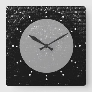 Horloge murale Bling en cristal Strass
