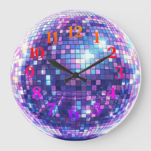 Horloge murale boule disco Personnalisable