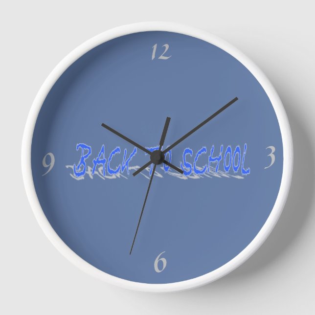 Horloge murale BTS bleu ombre (Recto)