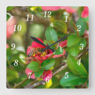 Horloge Murale Bumblebebe Et Azalea