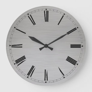 Horloge murale - Cadran moderne en chiffres romain